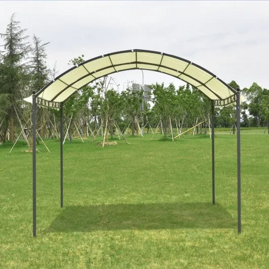 10' x 10' Outdoor Canopy Tent Awning Arch Style-Beige