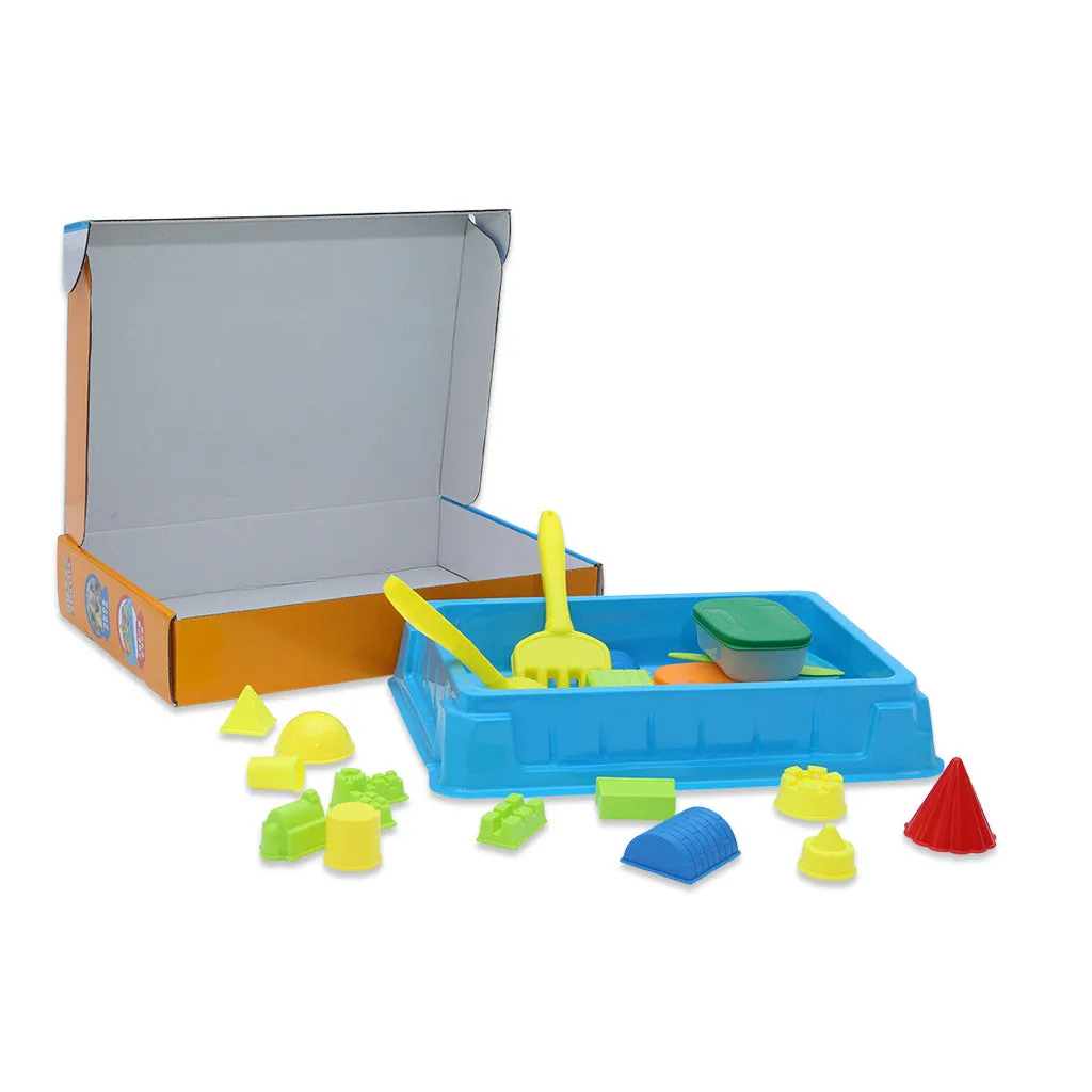 22PCs Kids Beach Toys Set Molds Tools Sandbox Toys On Summer Beach Holiday