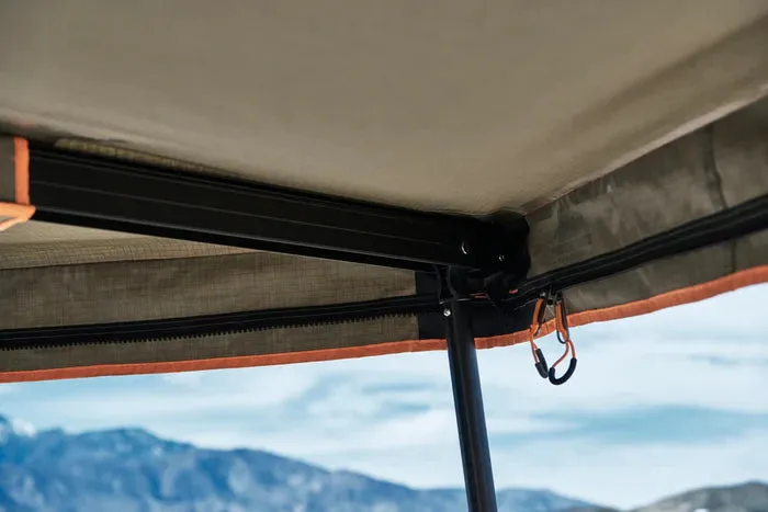 270 DEGREE AWNING, COMPACT, DRIVER SIDE, C-CHANNEL ALUMINUM, OLIVE, BY TUFF STUFF OVERLAND