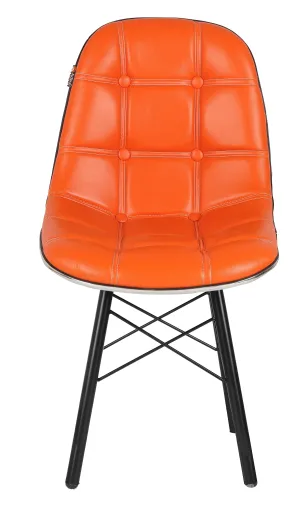 Adiko Lounge Stool in Orange