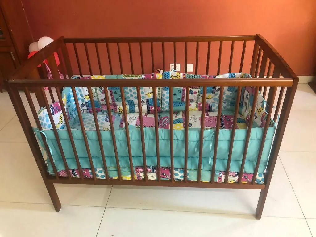 BABYHUG Malmo Baby Cot/ Crib/ Bed,Dimensions:Dimensions: 120×60×10 cm