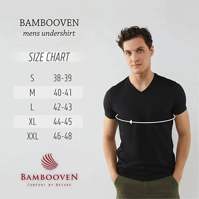 Bambooven Men’s Crew-Neck T-Shirt – Classic O-Neck (3 Pack)