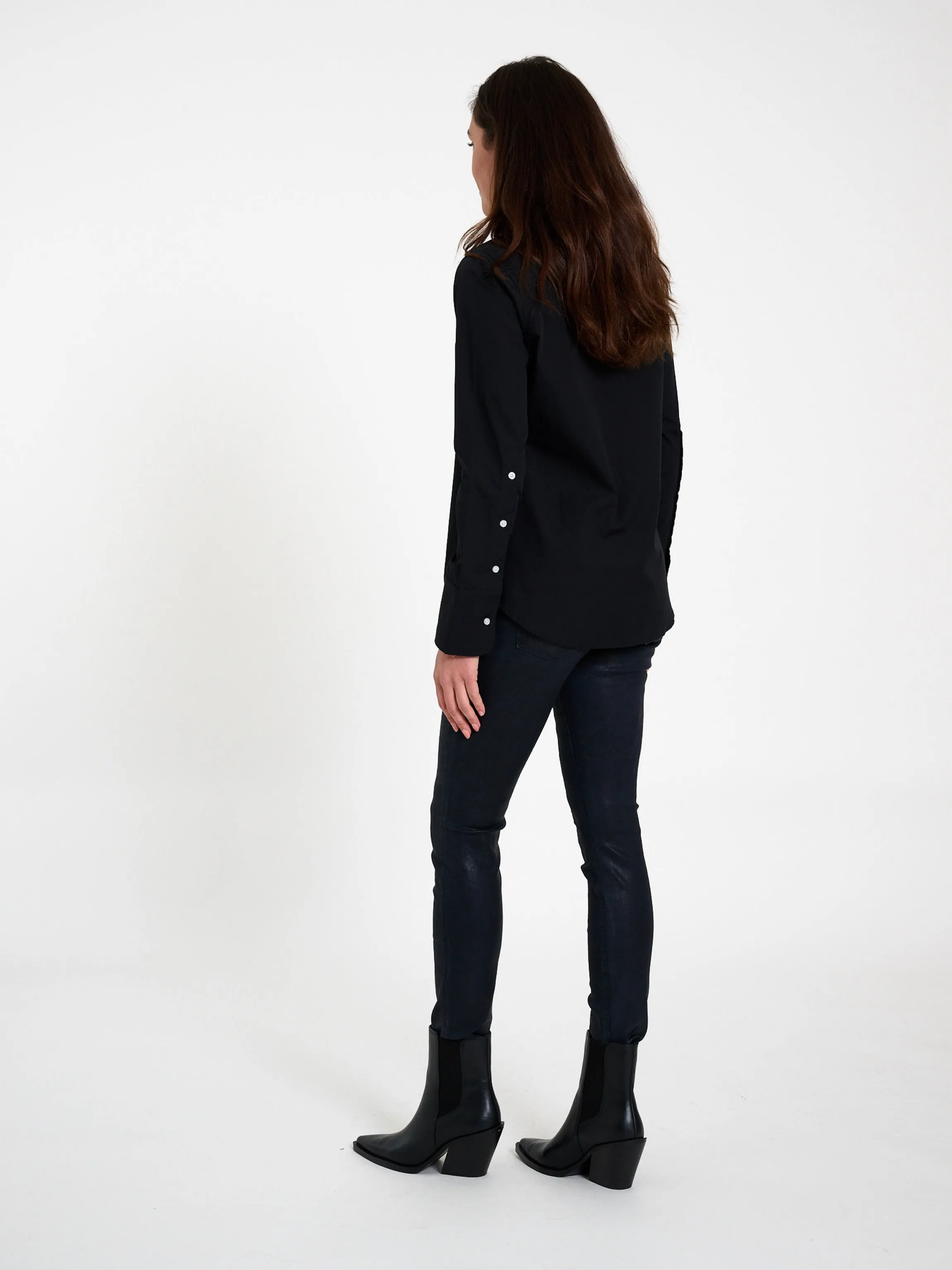 Billy Classic Button Down In Black