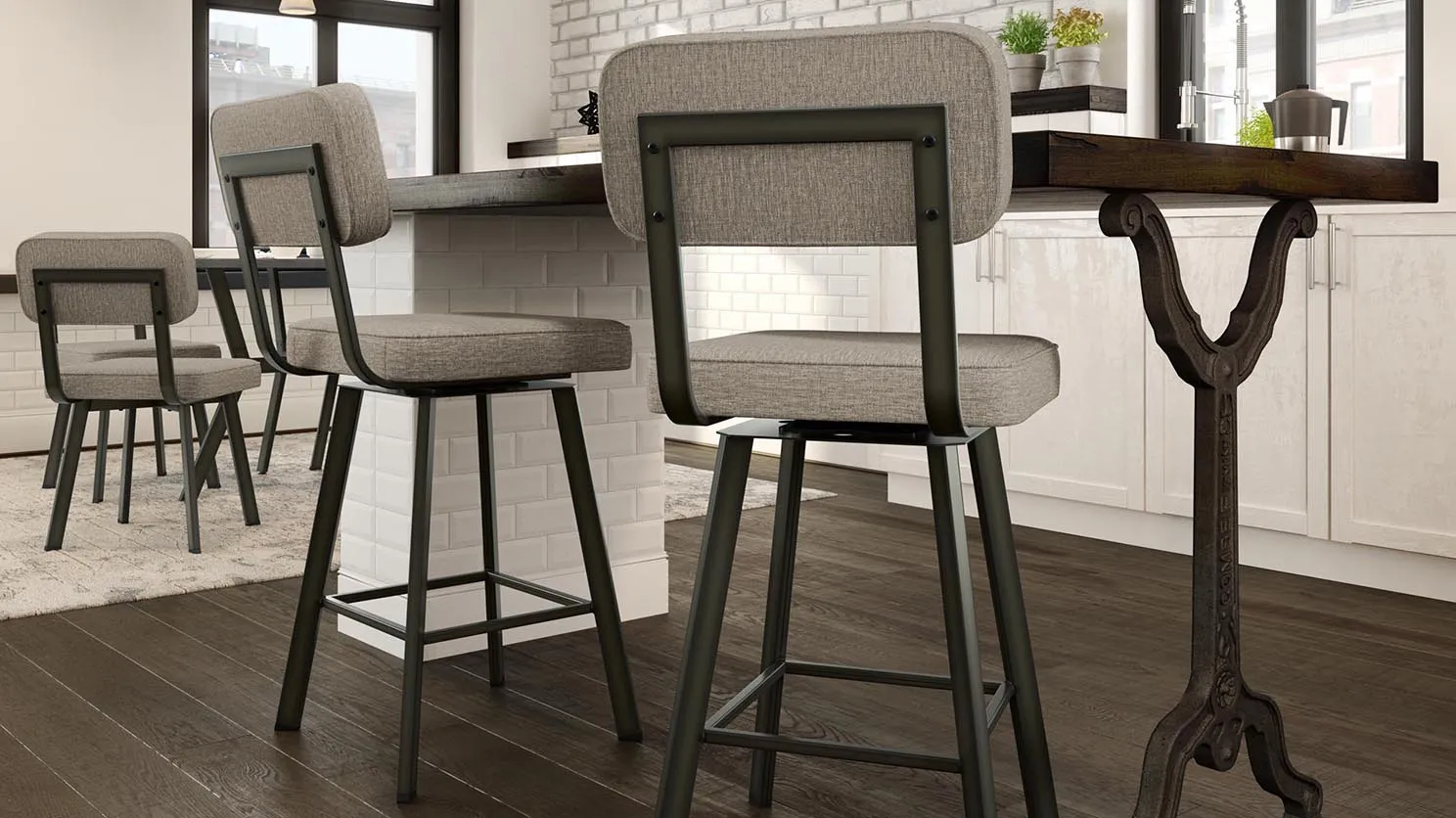 brixton swivel stool