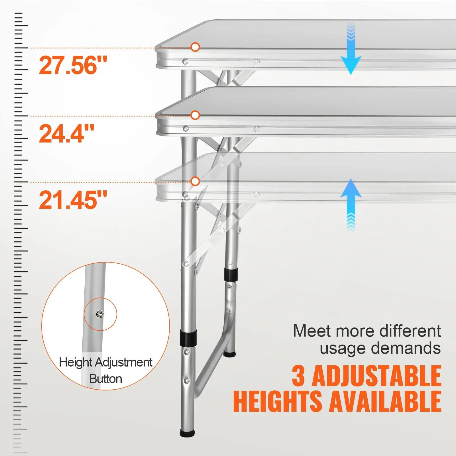 Camping Kitchen Table, Quick Set-up Folding Camping Table.