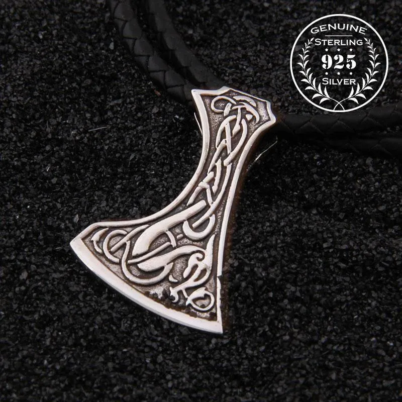 Celtic Axe Head Pendant - Sterling Silver