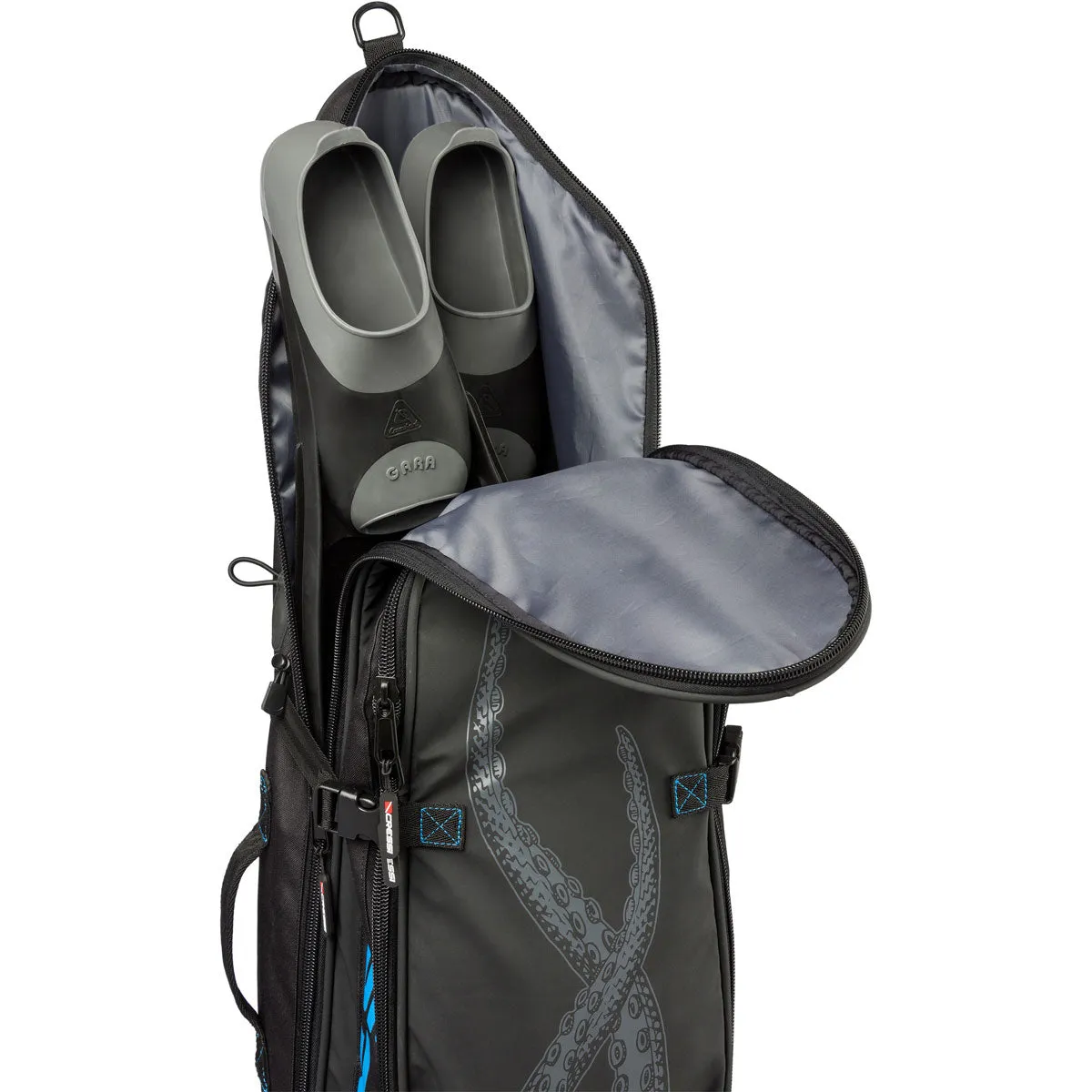 Cressi Piovra Waterproof Backpack for Freediving and Spearfishing Gear