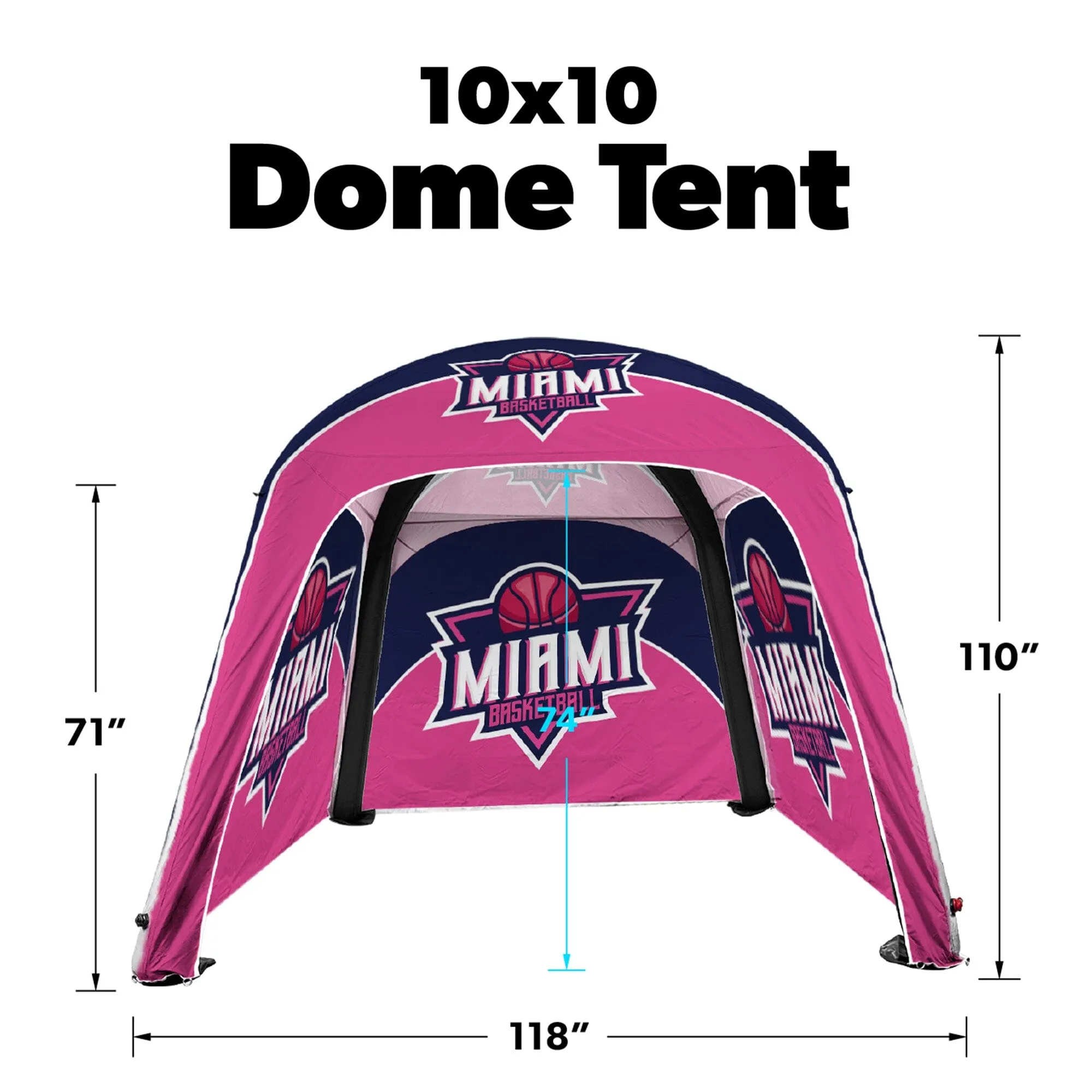 Custom Inflatable Dome Tent - Select Gold Package