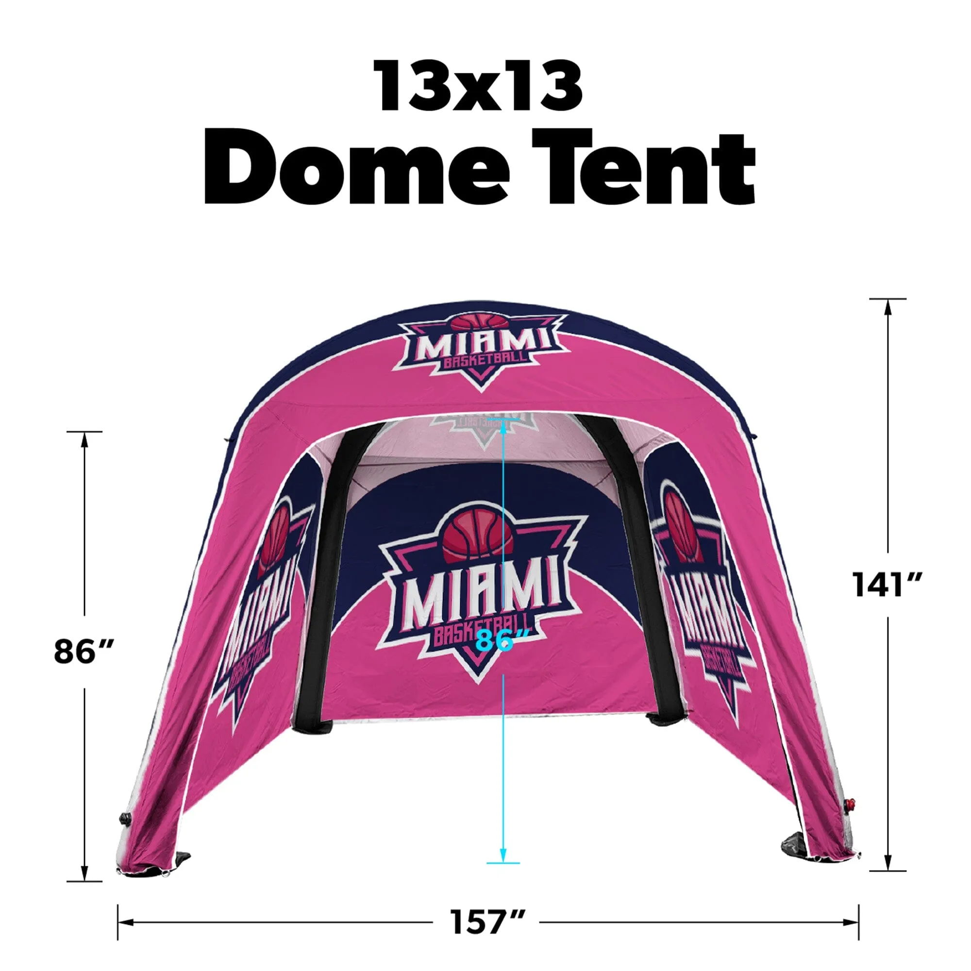 Custom Inflatable Dome Tent - Select Gold Package