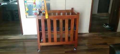 Customised Crib/Cot for Baby (Foldable), Dimensions:- 3*2 ft