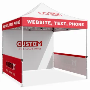 EAGLE PEAK ALX4010 40mm Aluminum Hex Leg Custom Commercial Canopy Tent 10x10 - CLICK TO CONFIGURE - Package Prices Start at $789.00