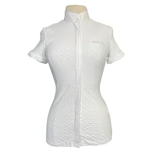 Equiline 'Misty' Competition Polo in White - Women's IT 42 (US 8)