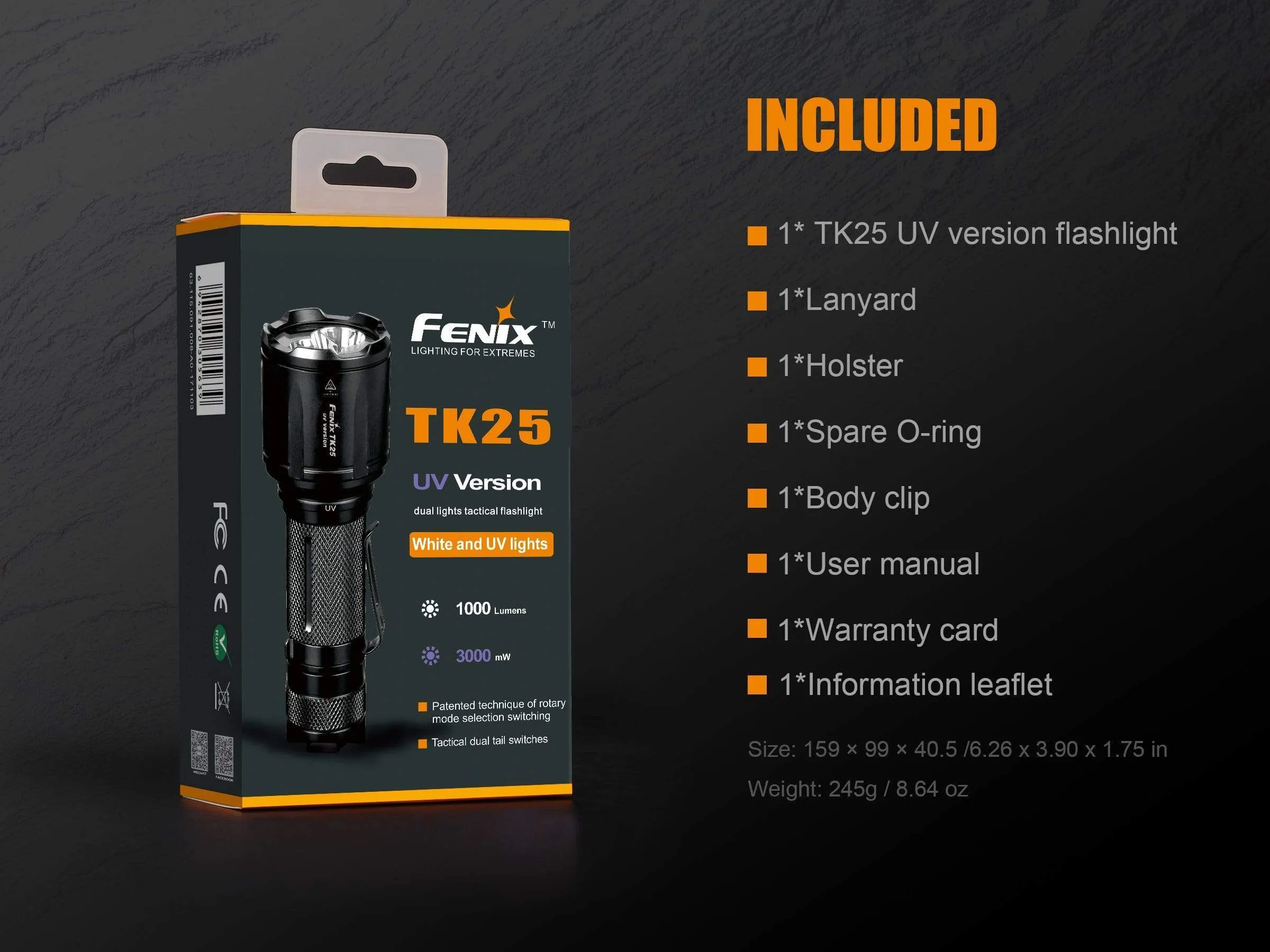 Fenix TK25UV