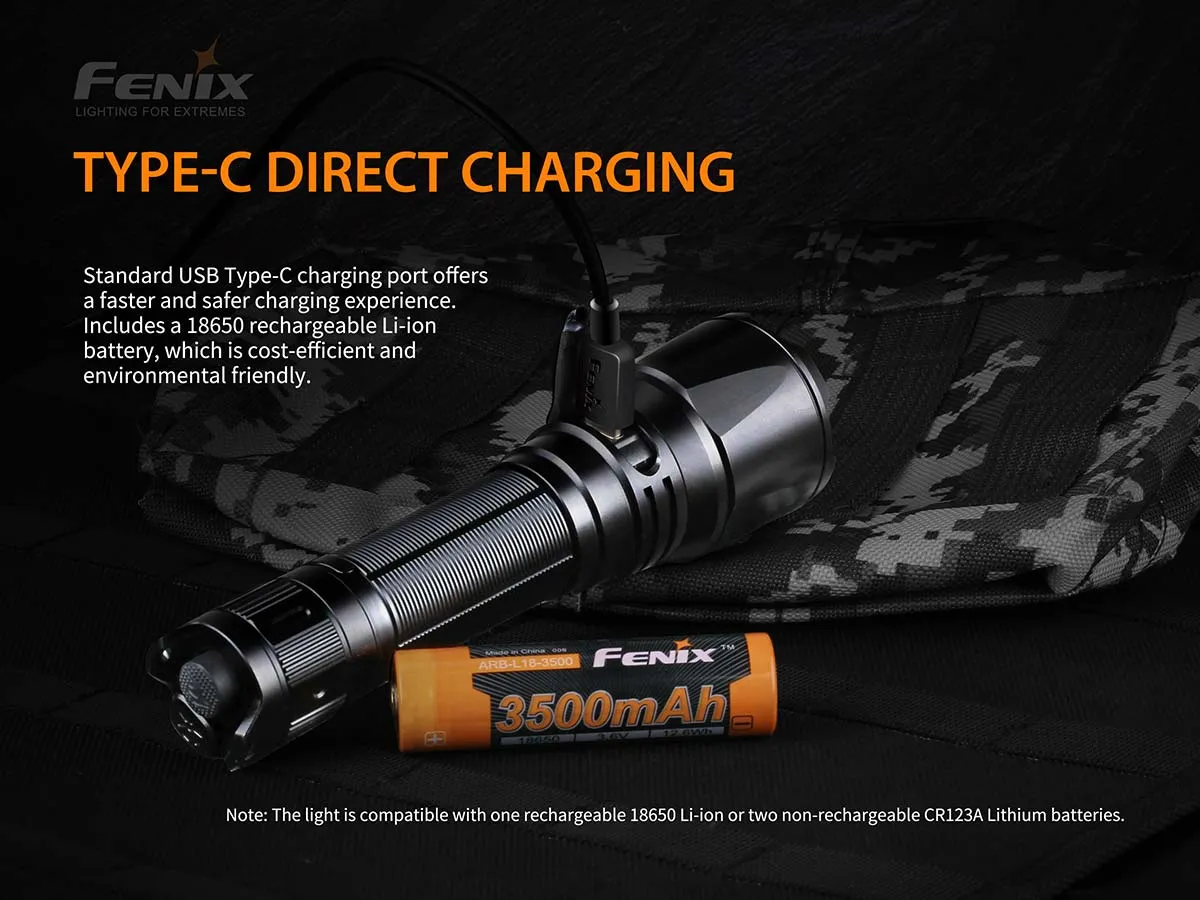 Fenix TK26R USB Rechargeable Tactical Flashlight 1500 Lumens