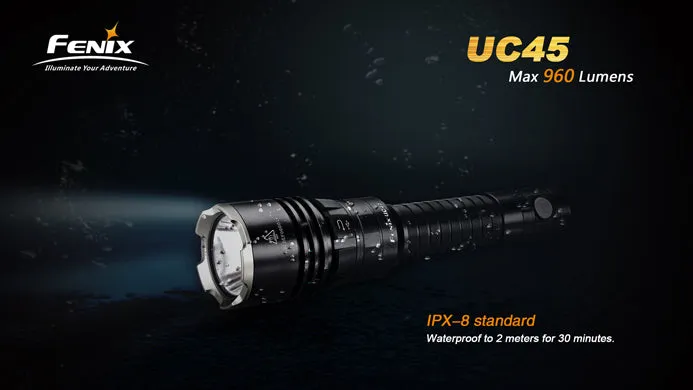 Fenix UC45 CREE XM-L2 U2 Rechargeable 960 Lumen LED Flashlight