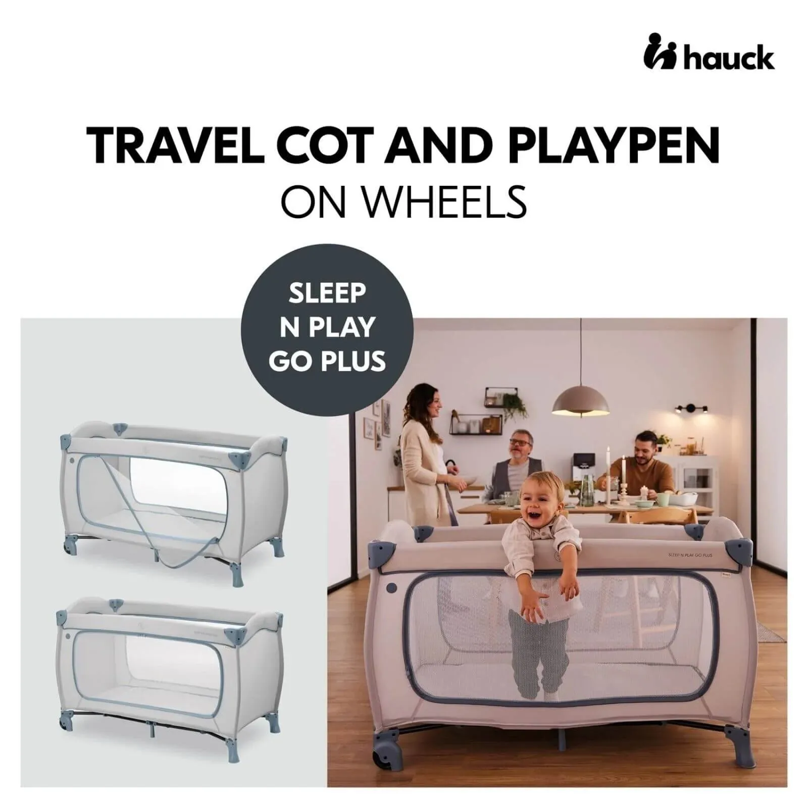 Hauck Sleep N Play Go Plus - Dusty Blue