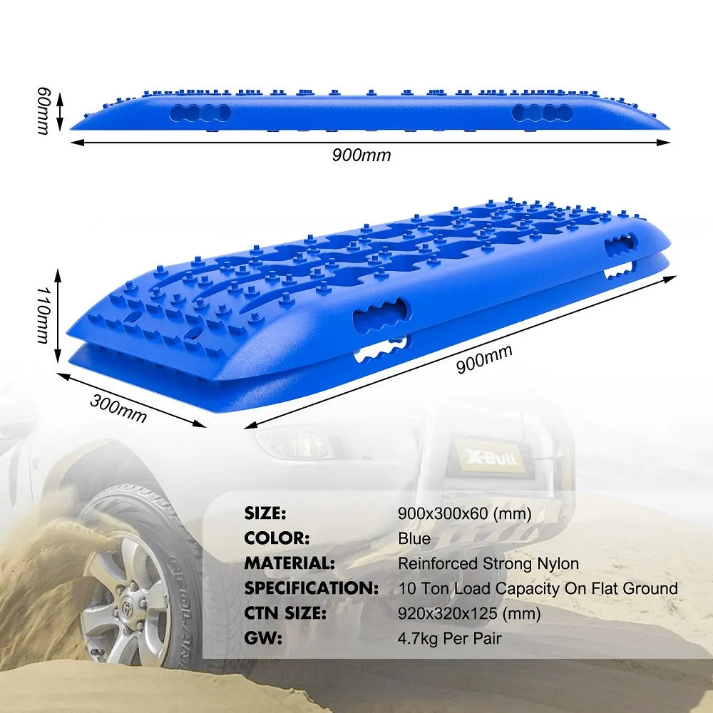 Heavy Duty UV-Resistant Recovery Tracks Set for Offroad 4WD