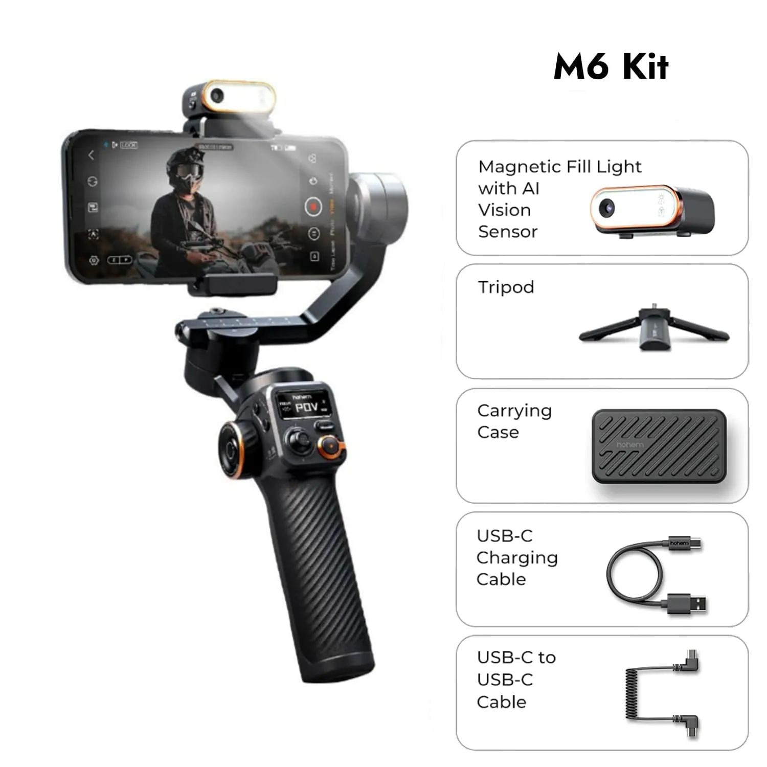 Hohem iSteady M6 Pro 3-Axis Smartphone Gimbal Stabilizer