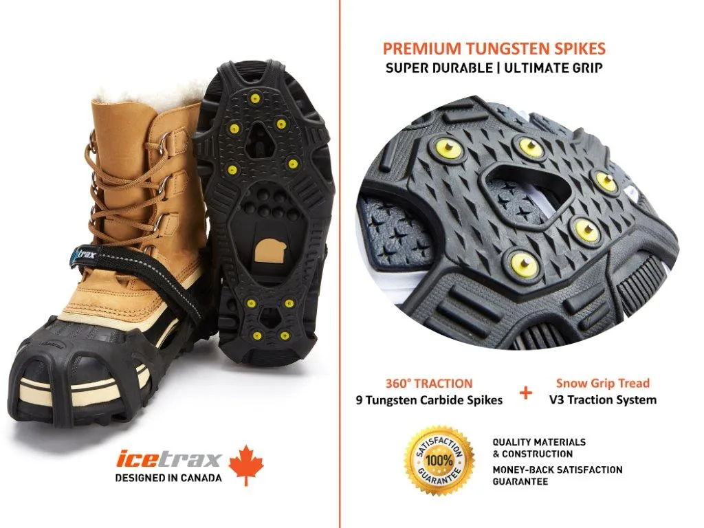 ICETRAX V3 Tungsten with Straps Combo Pack