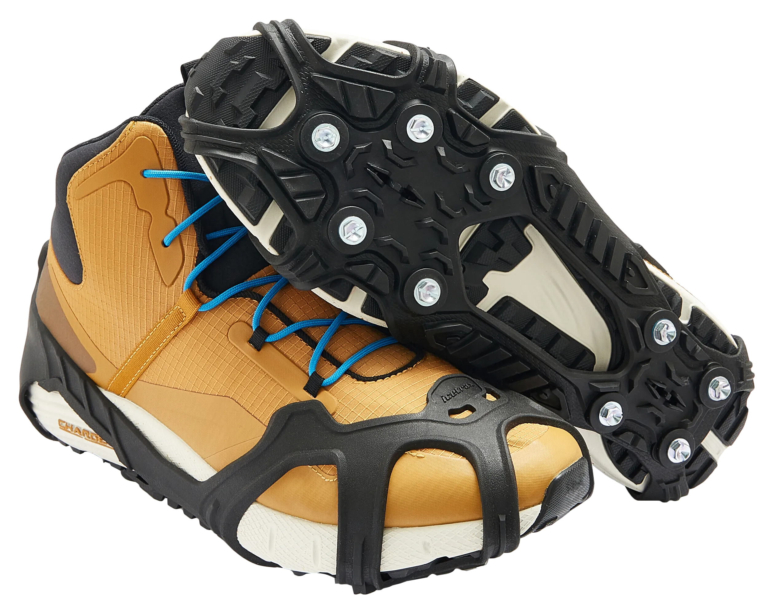 ICETRAX V5 HEX Ice Cleats, Easy to Replace Spikes