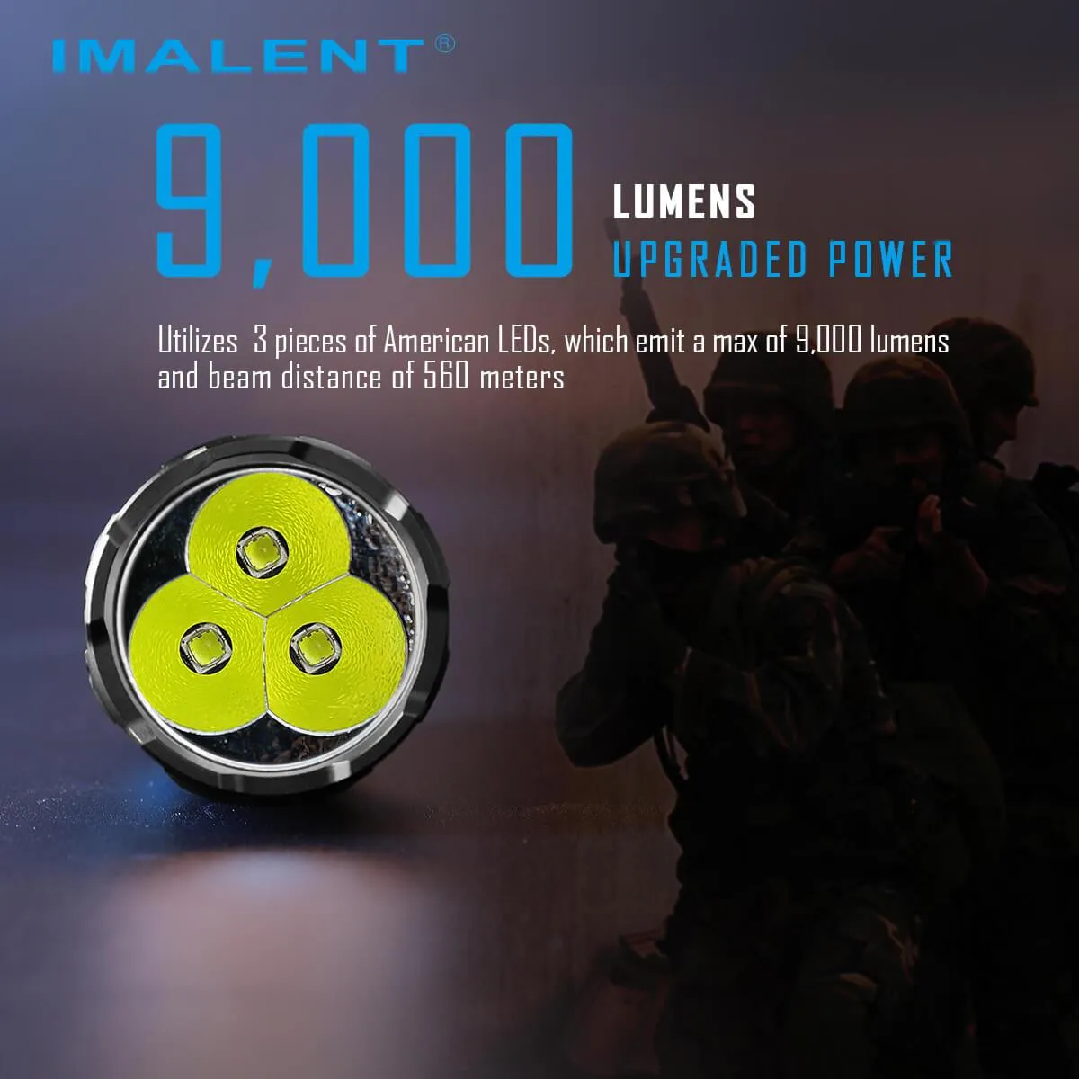 IMALENT R30C 2nd 9000 lumens flashlight