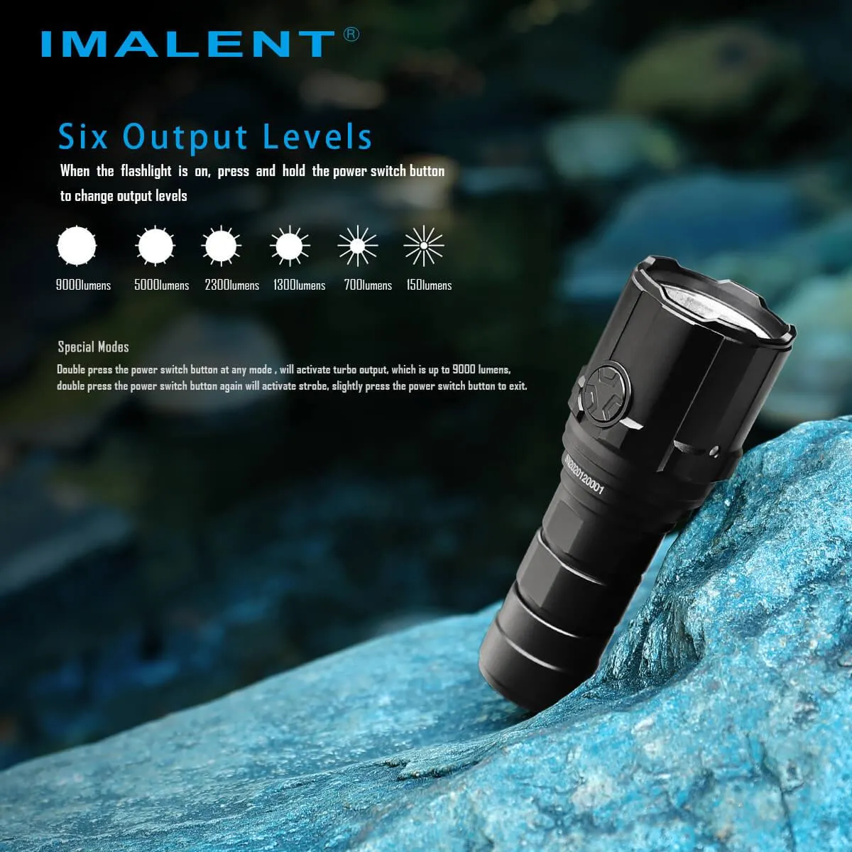 IMALENT R30C 2nd 9000 lumens flashlight