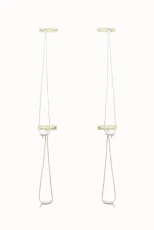 Iyengar Yoga Ropes Set White