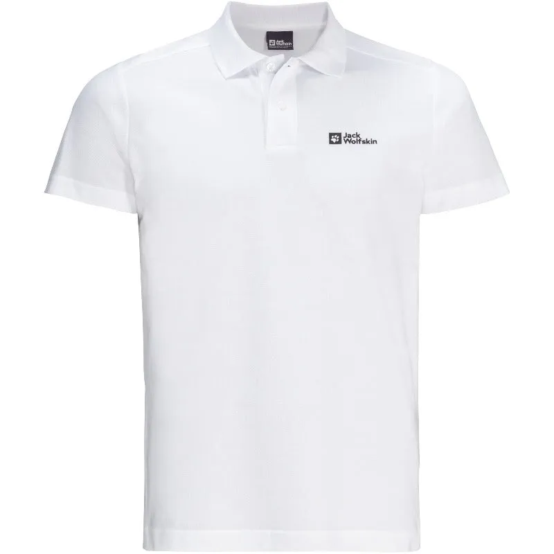 Jack Wolfskin Essential Polo Men's Shirt - White