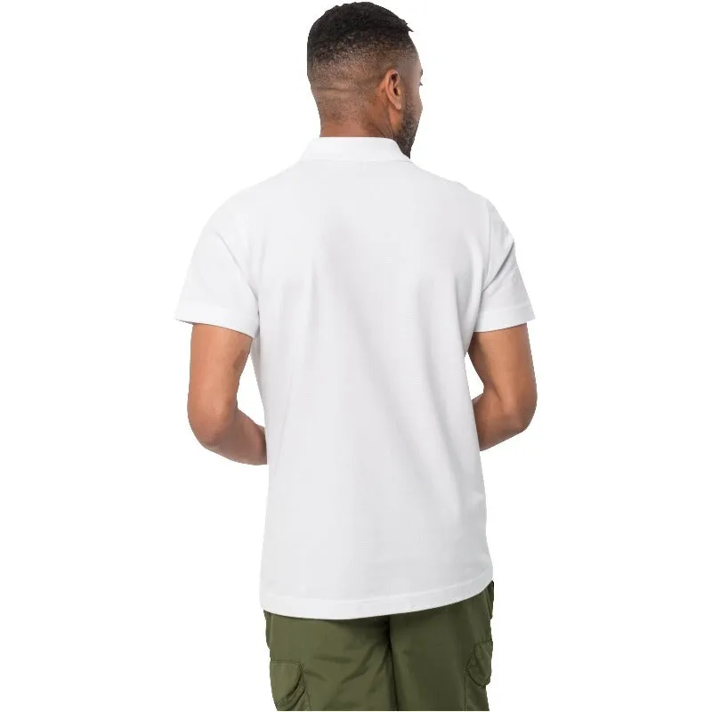 Jack Wolfskin Essential Polo Men's Shirt - White