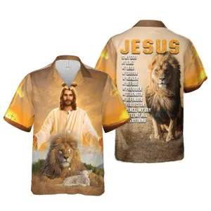 Jesus Is My God Hawaiian Shirts - Religious Hawaiian Shirts - Hawaiian Christian For Men Women