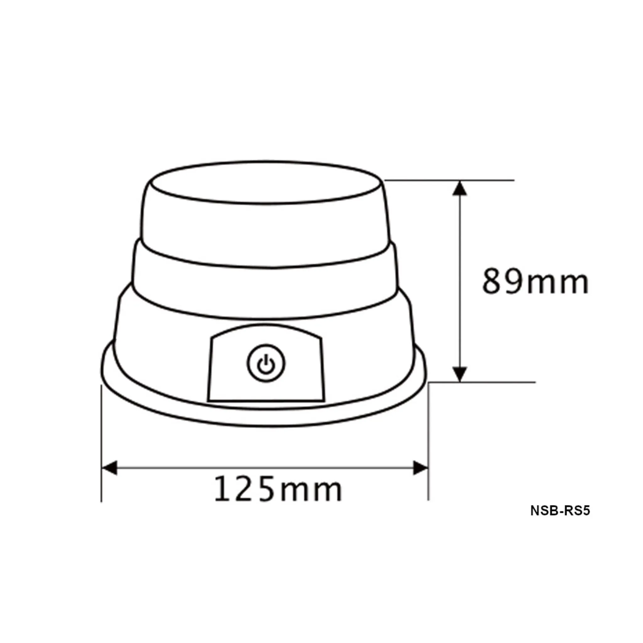 NightRider High-Visibility LED Strobe Beacons - 3" & 5" Amber Lights, Magnetic & Fixed Mounts, SAE/DOT Certified, Durable and Reliable for Any Vehicle