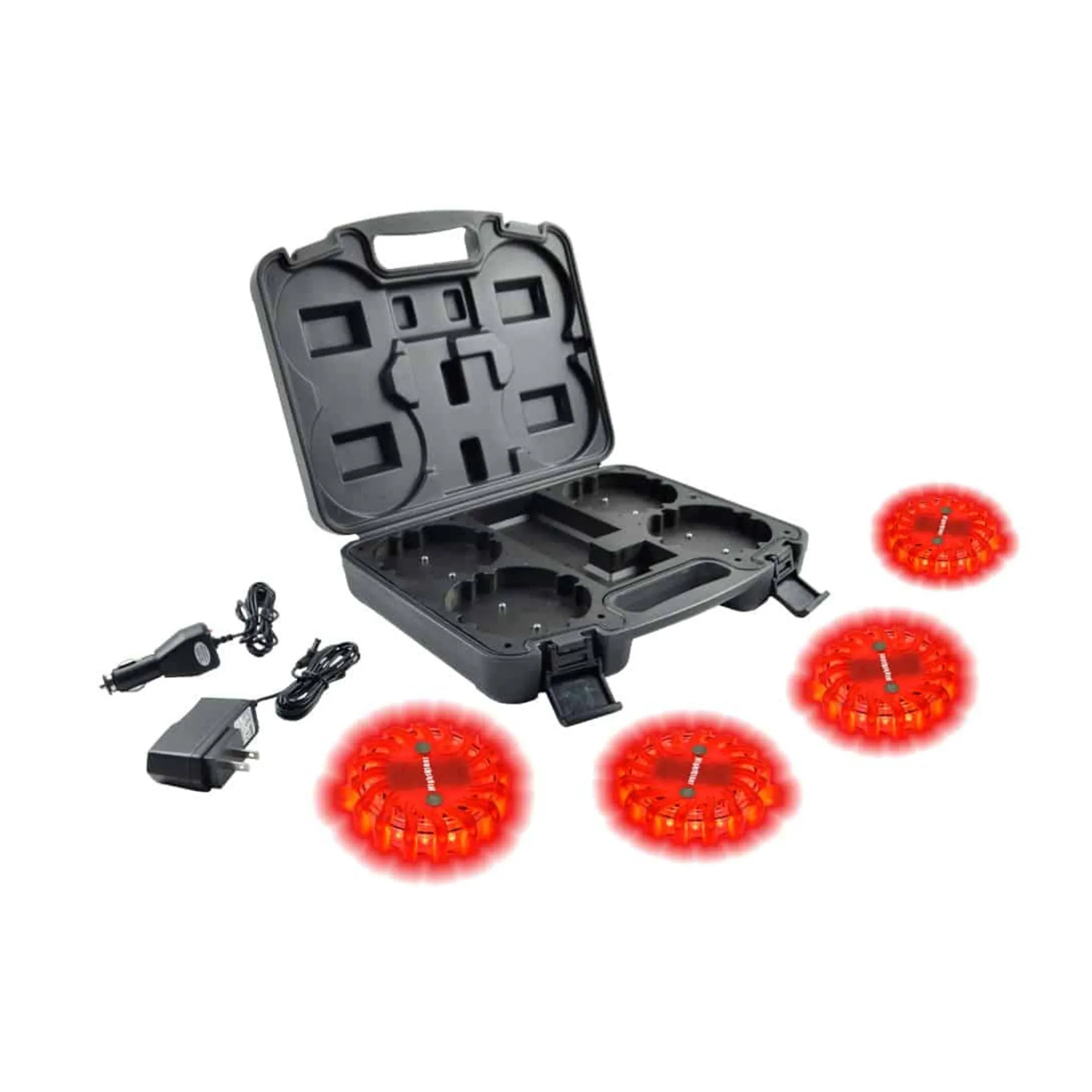 NightRider Red Warning Light Kits - Rechargeable, Magnetic Mounting, Long Runtime, Wireless Trailer Light Options, Enhance Safety and Visibility