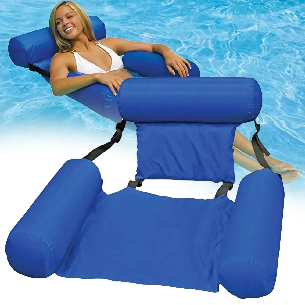 Pool Swimming Foldable Inflatable Water Bed Floating Chair