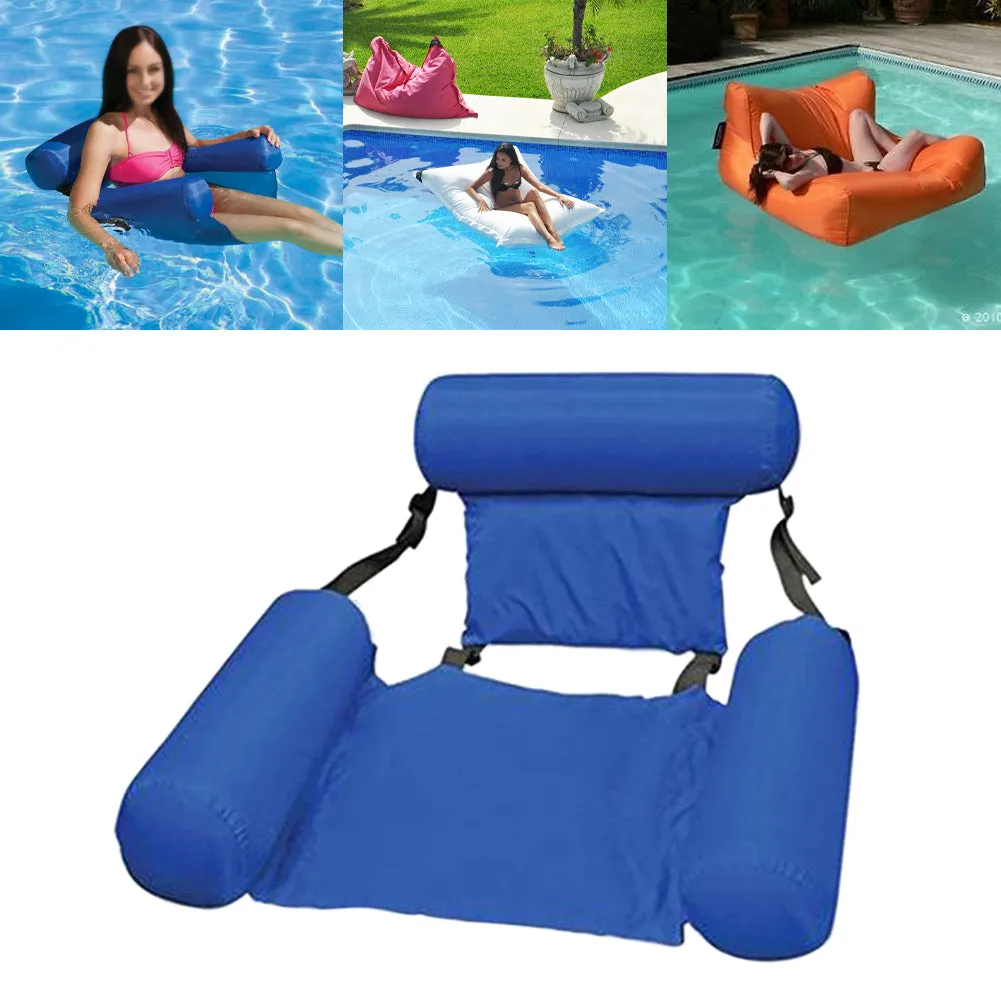 Pool Swimming Foldable Inflatable Water Bed Floating Chair