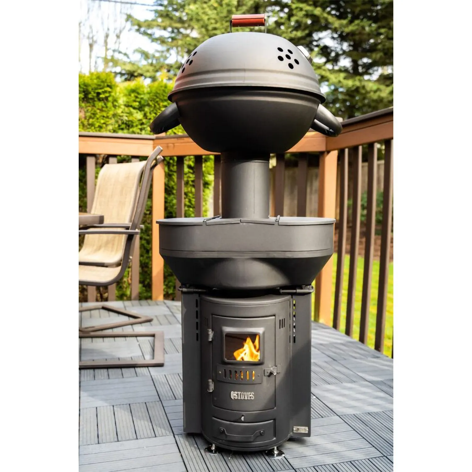 Q Stoves QBQ Barbecue Grill Accessory for the Q Flame Q05 Patio Heater