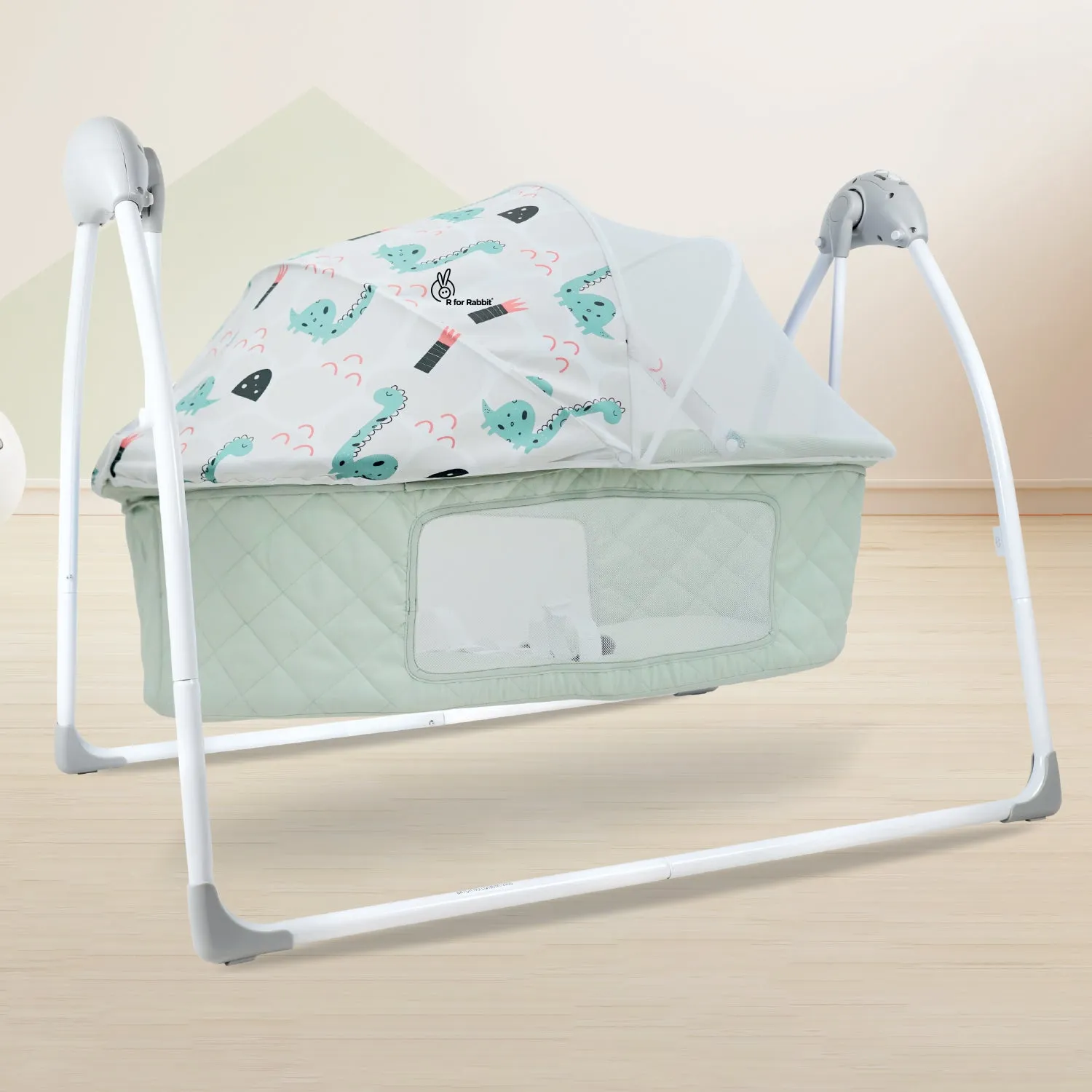 R for Rabbit Lullabies Plus cradle- Sea Green