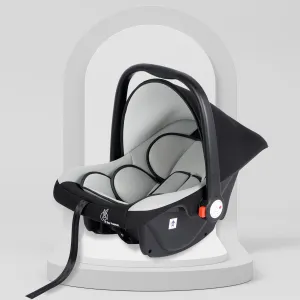 R for Rabbit Picaboo Baby Carry Cot, 4 in 1 Multi Purpose Kids Carry Cot, Infant Car Seat, Rocker for Infant Babies of 0 to 15 Months & Weight Capacity Upto 13 Kgs | 6 Months Warranty | (Grey Black)