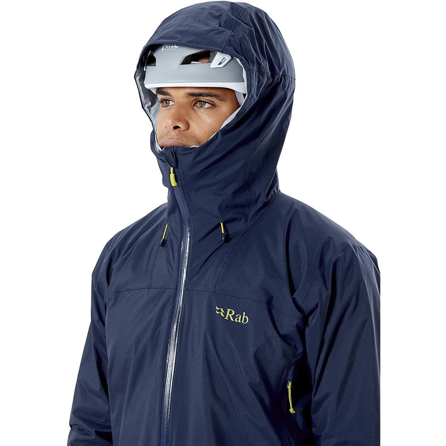 Rab Men's Downpour Plus 2.0 Waterproof Breathable Jacket for Hiking and Climbing