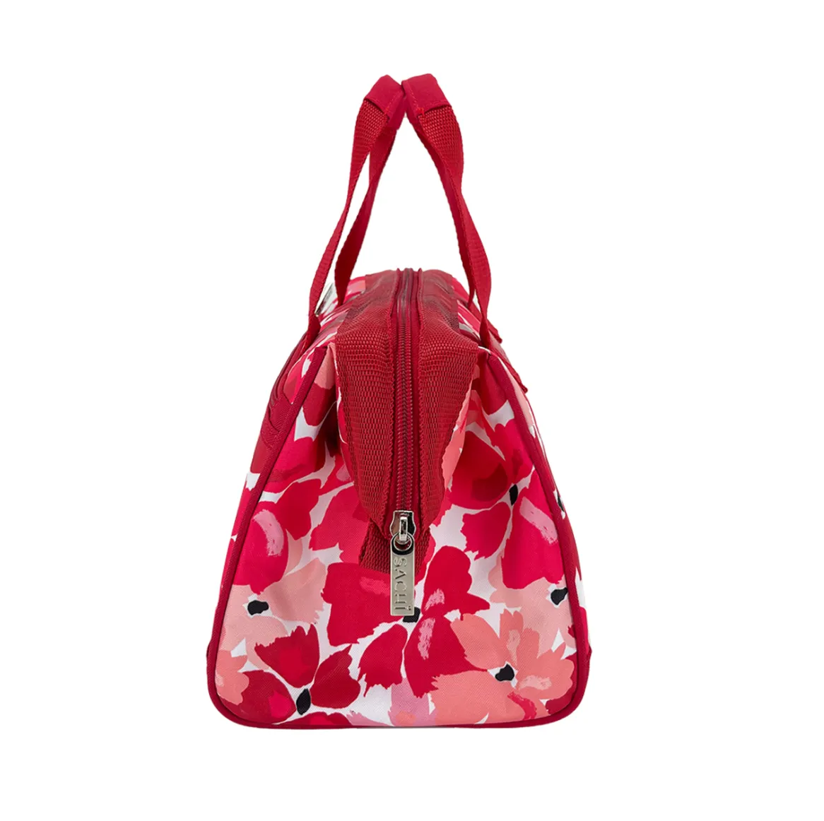 Sachi Triangular Insulated Lunch Bag - Red Poppies