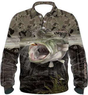 Samaki Camo Cod Junior Fishing Shirts