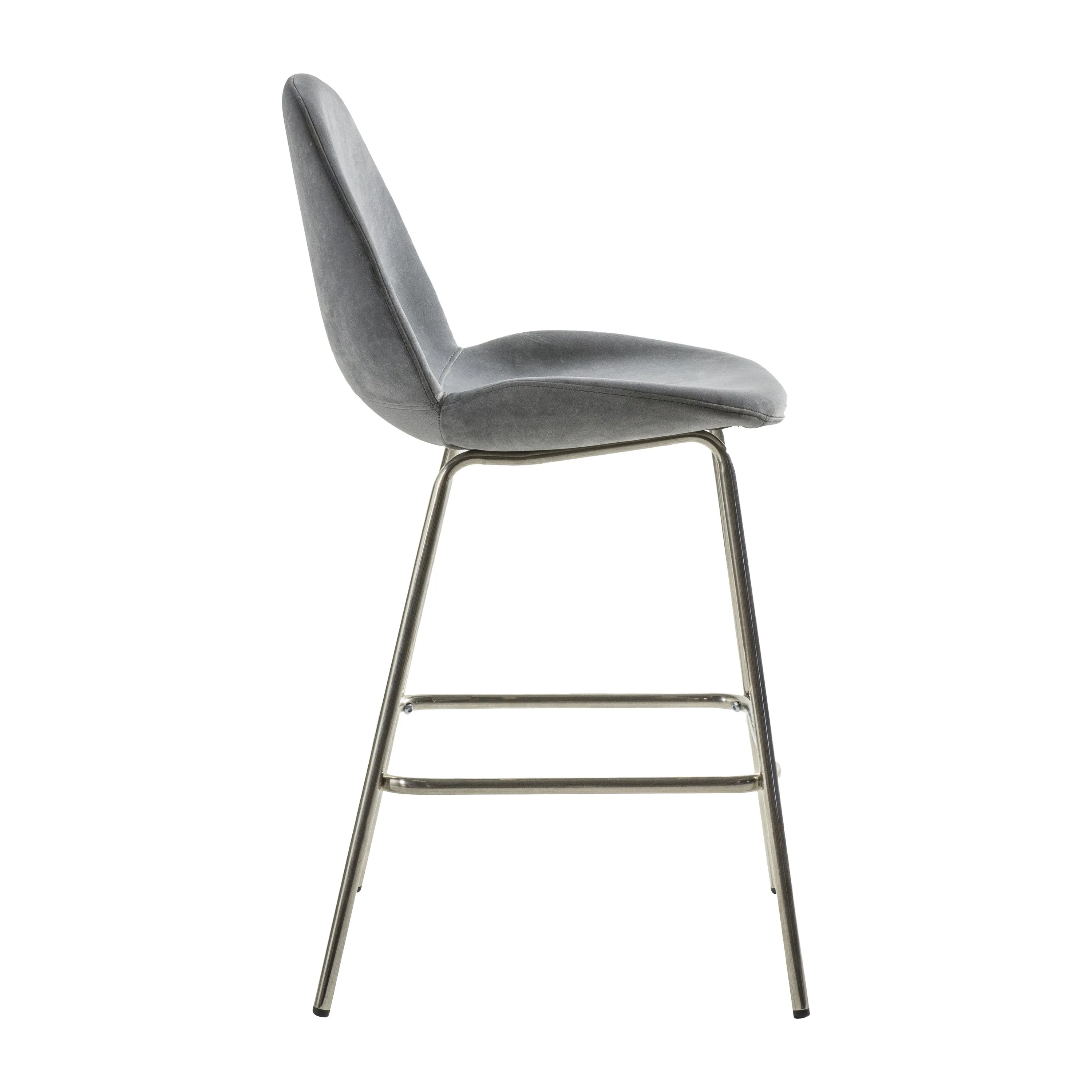 Set of 2 Grey Bar Stool