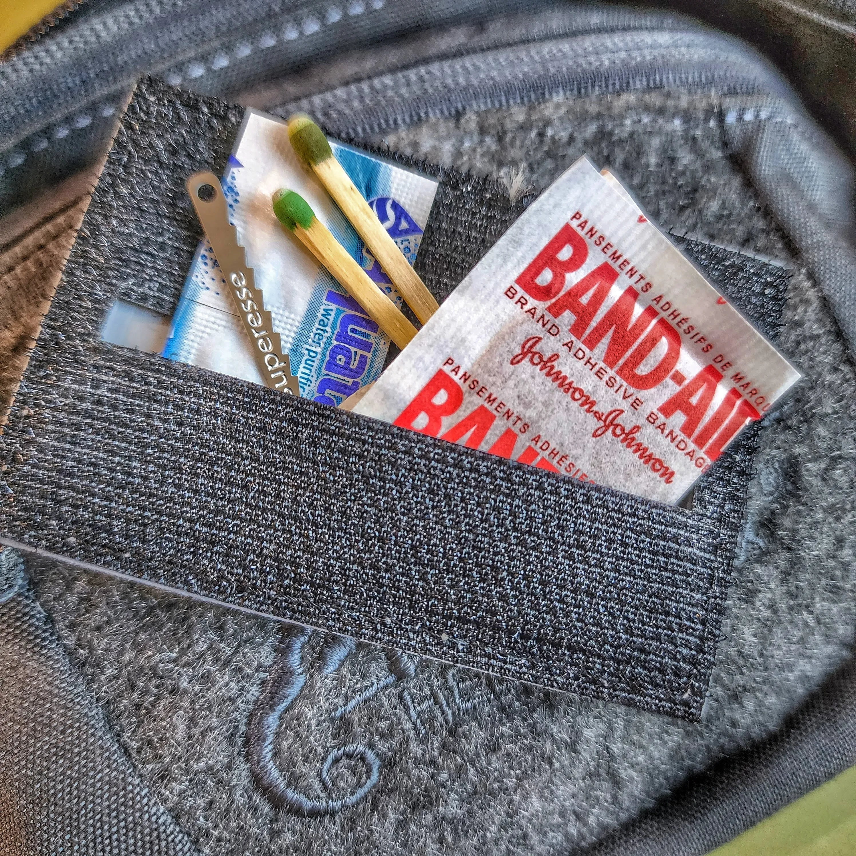 Storage Pocket Patch: Hobo Symbols, Ground to Air Signals, Search and Rescue Markings