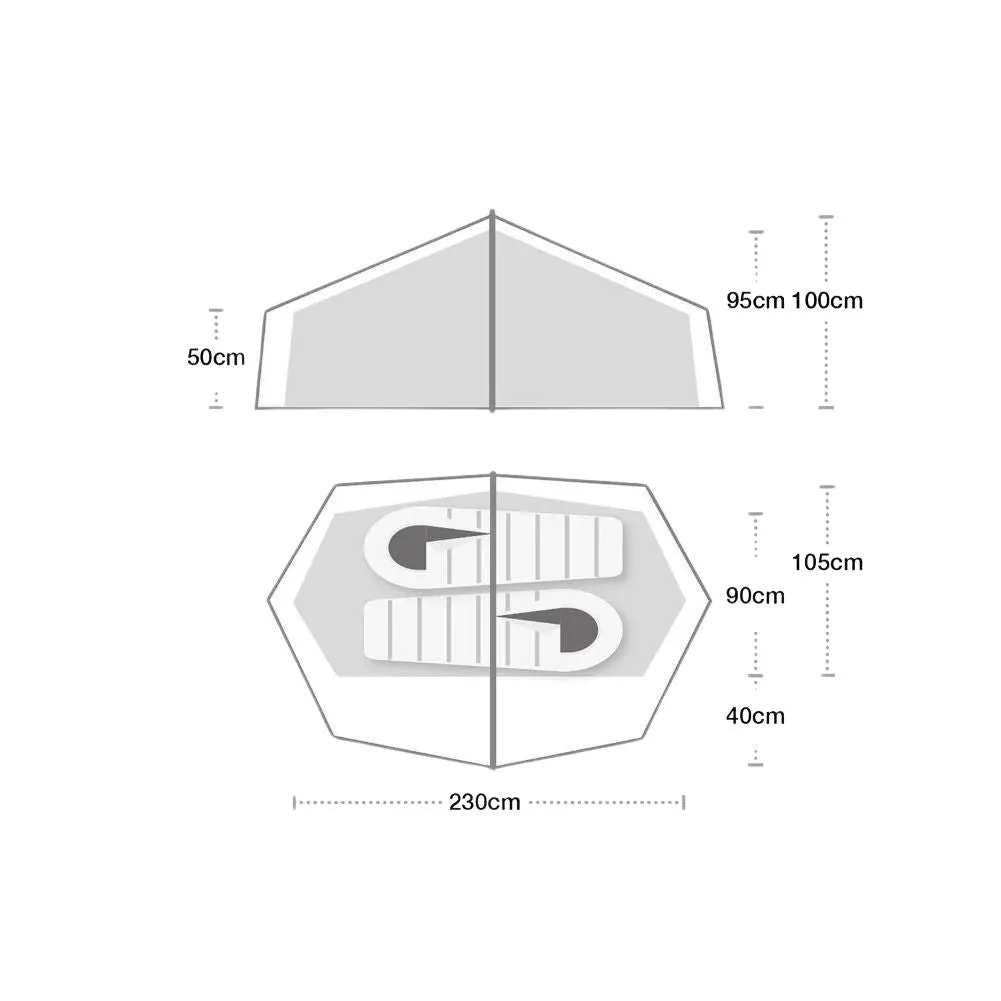 Terra Nova Laser Compact 2 Tent V2 - 2 Man Lightweight Tent (2022)