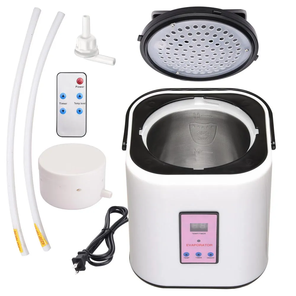 TheLAShop 2L Heat Steam Pot with Remote Control for Portable Sauna Tents