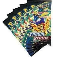 TIYA ENTERPRISE Trading Cards Game for Kids Poke Cards Booster Pack Game Scarlet & Violet Card with Action Booster Packs (36 Crown Zenith)