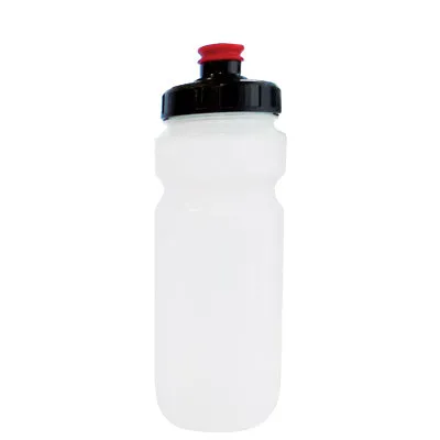 Uc Waterbottle,20 Oz,Clr Clear W/Black Cap & No Logo Water Bottle Ultracycle Hydration