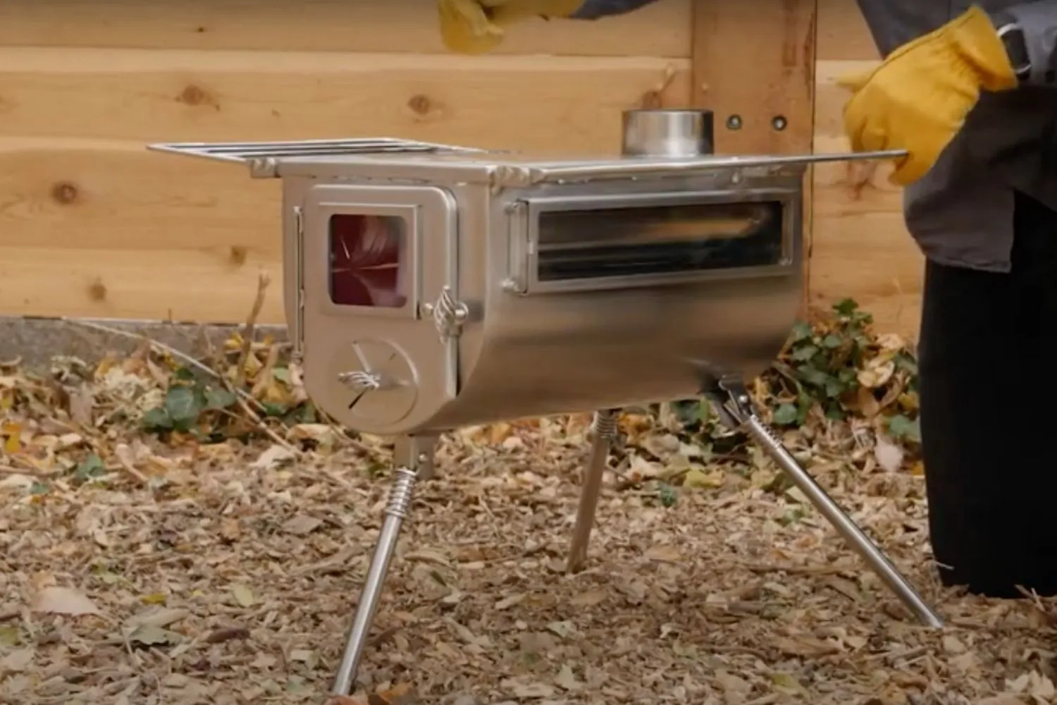 Winnerwell Woodlander Double-View Canvas Tent Stove